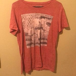 Converse Tee Floral Flag